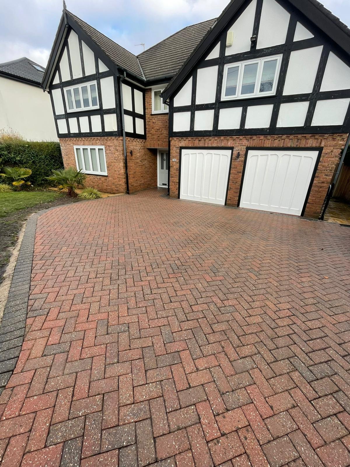 Driveway after cleaning